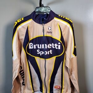 Brunetti Sport Men's Tan Cycling Jacket